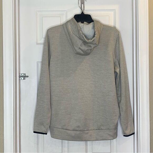 Under Armour Loose Hoodie Heather Cream/Beige with Black trim Size Small - Picture 5 of 8